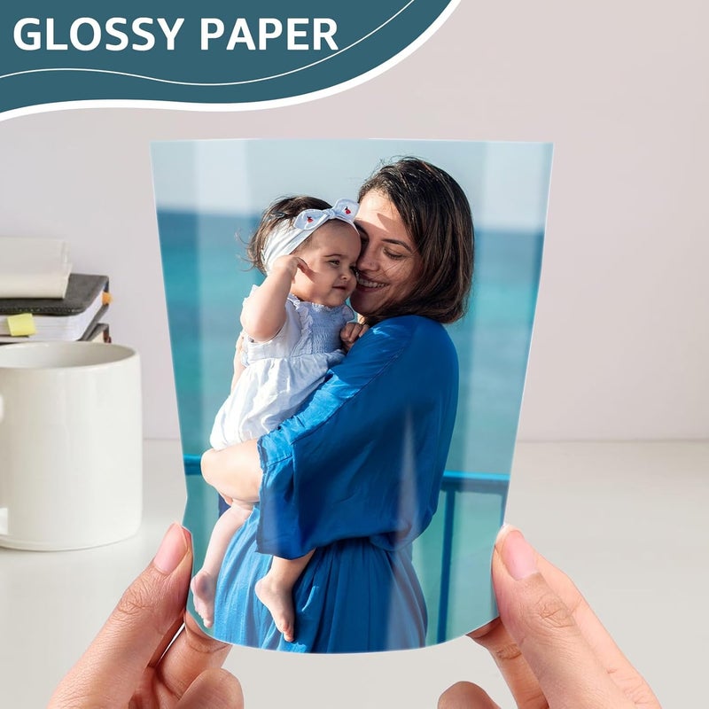 ZBEIVAN 4x6 Photo Paper, Glossy Photo Papers 36 Sheets, 4 x 6 Inkjet Printer Photo Paper for Dye Ink, 200 GSM - Image 3